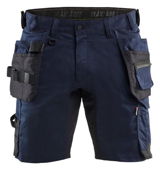 Afbeeldingen van BLÅKLÄDER Short met 2-weg stretch 1752 donker marineblauw C64