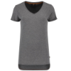 Afbeeldingen van TRICORP T-shirt Premium V-hals dames 104006 steengrijs melange L