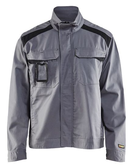 Afbeeldingen van BLÅKLÄDER Jack industrie ongevoerd 4054 grijs/zwart L