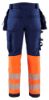 Afbeeldingen van BLÅKLÄDER Softshell werkbroek 1821 marineblauw/High Vis oranje C156