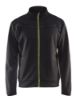 Afbeeldingen van BLÅKLÄDER Sweater service met rits 3362 zwart/High Vis geel XS