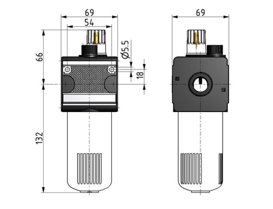 Afbeeldingen van Olienevelaar G¾" 16bar BG3