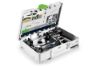 Afbeeldingen van FESTOOL Gatenrij-boorset LR 32-SYS 32MM t.b.v. OF 900, OF 1000, OF 1010, OF 1010 R, OF 1400 in het gatenrijsysteem FS-LR 32