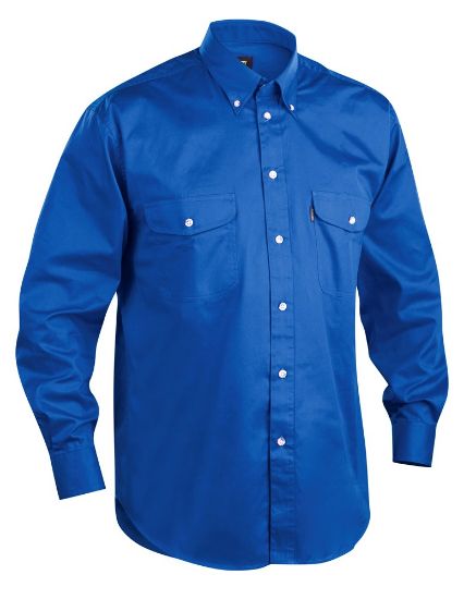 Afbeeldingen van BLÅKLÄDER Overhemd Twill 3230 korenblauw S