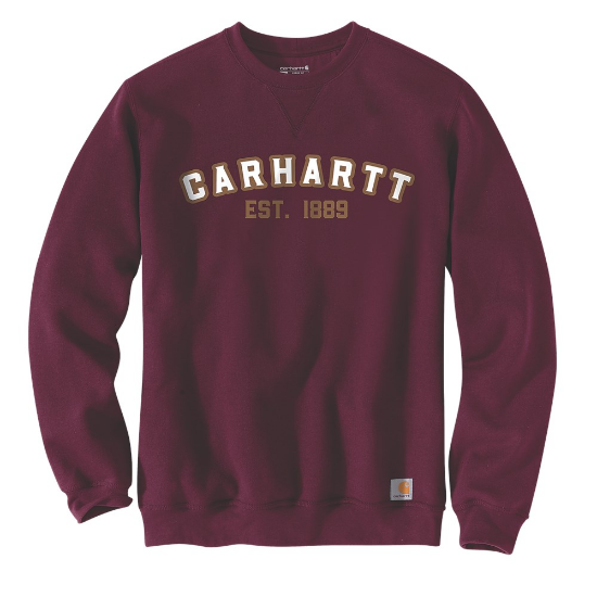 Afbeeldingen van CARHARTT Sweatshirt logo ronde hals heren 105613 port L