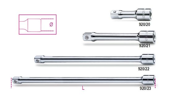 Afbeeldingen van BETA Verlengstuk ½" 375MM 920/23