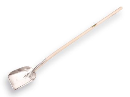 Afbeeldingen van Stalschop ALU gebogen gewaxt batsesteel 140CM