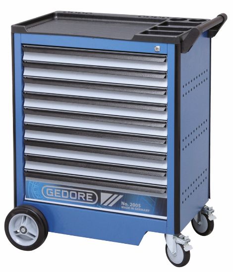 Afbeeldingen van GEDORE Gereedschapswagen 2005 0810 + 9 lades 985X775X475MM