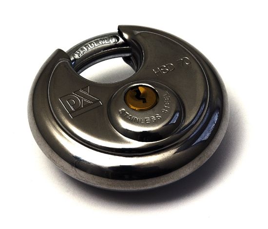 Afbeeldingen van Discusslot 70MM verschillend sluitend