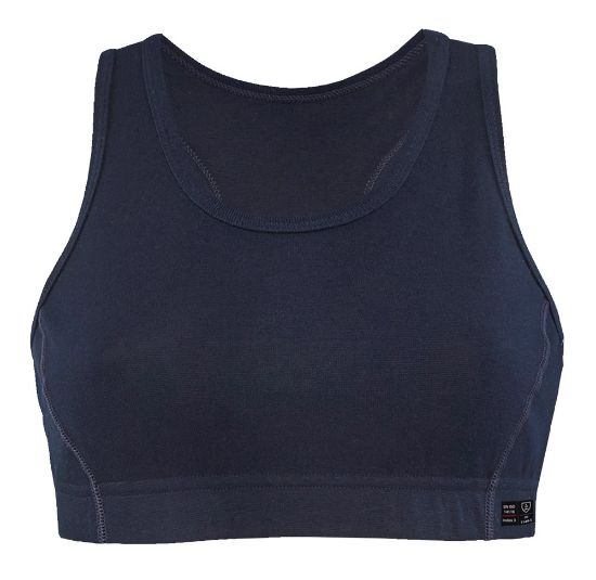 Afbeeldingen van BLÅKLÄDER Sportbeha vlamvertragend 1825 marineblauw 2XL