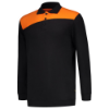 Afbeeldingen van TRICORP Polosweater bi-colour Naden 302004 zwart/oranje M