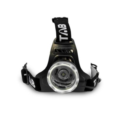 Afbeeldingen van TAB Accu hoofdlamp 10W Power-LED 500LM 3 lichtstanden (100%-50%-SOS) oplaadbaar 12-24/230V