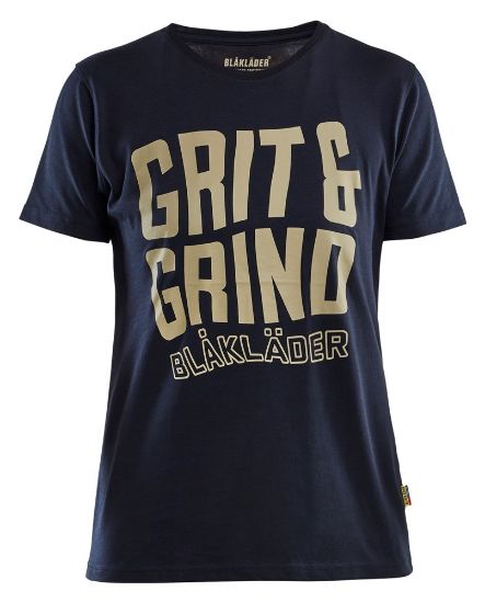 Afbeeldingen van BLÅKLÄDER T-shirt dames Grit & Grind 9409 donker marineblauw 2XL