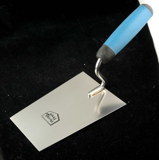 Afbeeldingen van JUNG Stukadoorstroffel RVS rond softgrip 160MM