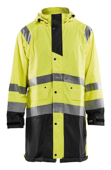 Afbeeldingen van BLÅKLÄDER Regenjas LEVEL 1 4324 High Vis geel/zwart 3XL