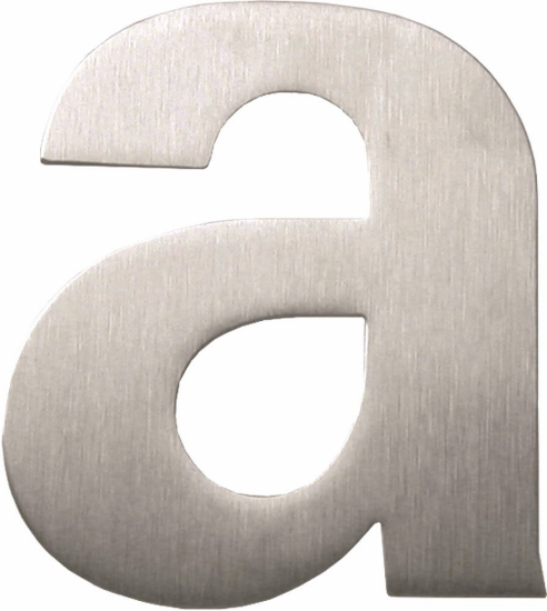 Afbeeldingen van OXLOC Huisnummer RVS letter A