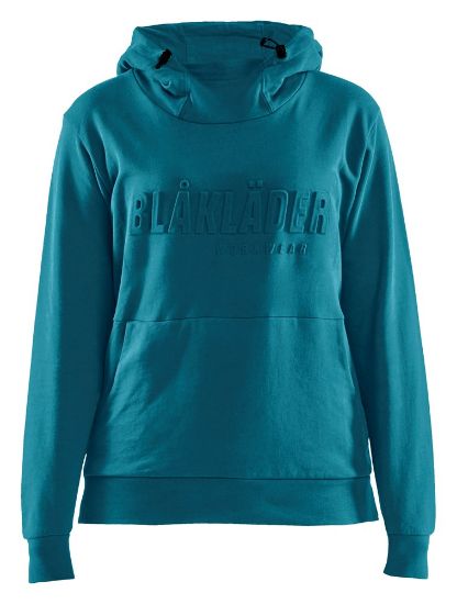 Afbeeldingen van BLÅKLÄDER Hoodie 3D dames 3560 groenblauw S