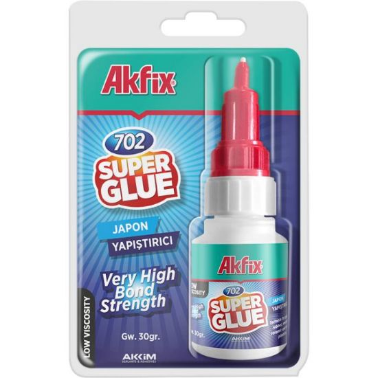 Afbeeldingen van AKFIX Secondelijm/cyanoacrylaatlijm 702LV 30g