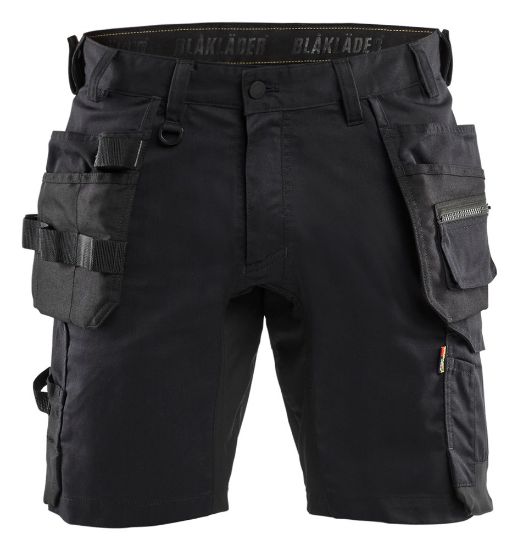Afbeeldingen van BLÅKLÄDER Short met 2-weg stretch 1752 zwart C48