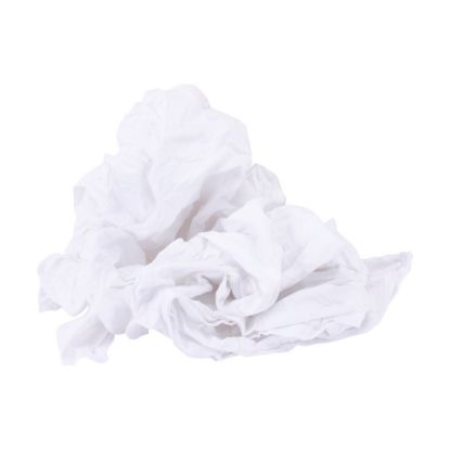 Afbeeldingen van Poetslap lakenstof wit 10kg