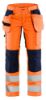 Afbeeldingen van BLÅKLÄDER Werkbroek dames met stretch 7163 High Vis oranje/marineblauw C48