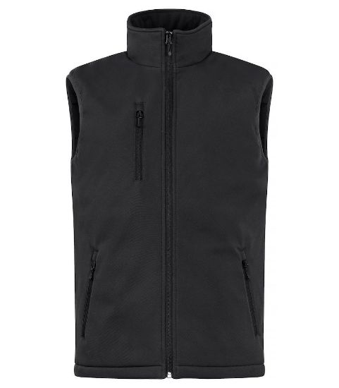 Afbeeldingen van Bodywarmer 020958 softshell padded zwart M