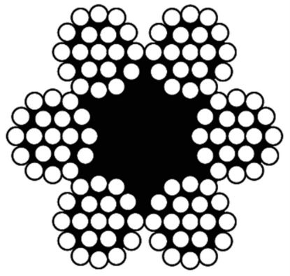 Afbeeldingen van DX Staalkabel 6X19+1TWK VZ