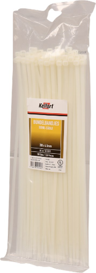 Afbeeldingen van KELFORT Bundelbandjes nylon transparant 300X4,8MM