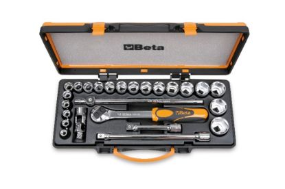 Afbeeldingen van BETA Doppendoosset ½" 20x + dopsleutel 920A/C20