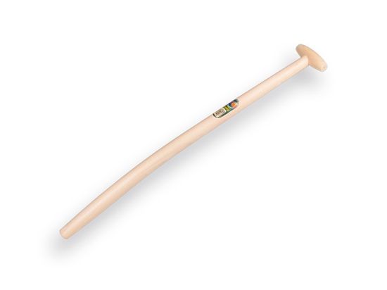 Afbeeldingen van Schopsteel gebogen met doorgestoken hilt 85CM