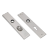 Afbeeldingen van OXLOC Veiligheidslangschild krukgat + kerntrekbeveiliging recht aluminium PC72 55MM