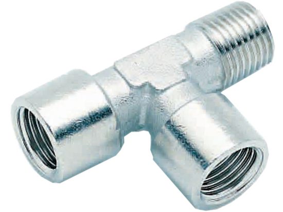 Afbeeldingen van T-draadfitting ¾" binnendraad/binnendraad/buitendraad