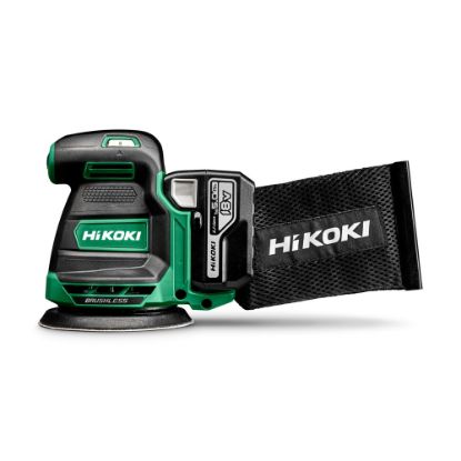 Afbeeldingen van HIKOKI Accu excenterschuurmachine SV1813DAWPZ 18V 125MM MV 2x 18V 5,0Ah in HSC II