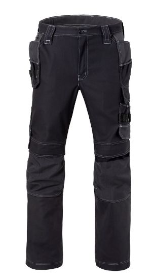 Afbeeldingen van HAVEP Werkbroek Attitude 80230 zwart/charcoal 68
