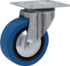 Afbeeldingen van KELFORT Zwenkwiel blauw EV met rollager 100MM