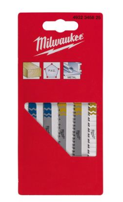 Afbeeldingen van MILWAUKEE Decoupeerzaagbladenset hout en metaal 5x