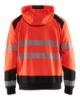 Afbeeldingen van BLÅKLÄDER Hoodie 3546 High Vis rood/zwart M