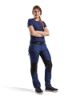 Afbeeldingen van BLÅKLÄDER Werkbroek service dames met stretch 7159 marineblauw/zwart C44