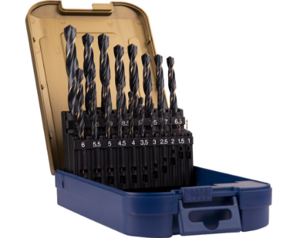 Afbeeldingen van ROTEC Metaalborenset 101 DIN338 Precise 19-delig 1-10MM ABS