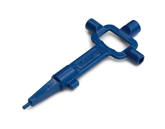 Afbeeldingen van Bouwsleutel UNI zamac blauw
