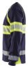 Afbeeldingen van BLÅKLÄDER T-shirt met lange mouwen 3510 marineblauw/High Vis geel S