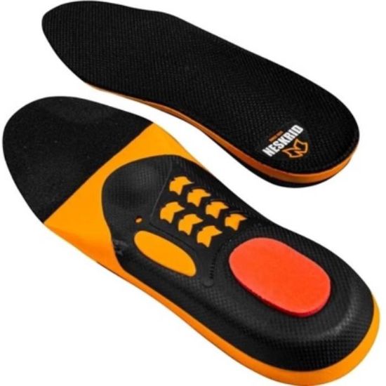 Afbeeldingen van ALL4BRANDS Inlegzool normale voet zwart/oranje 43