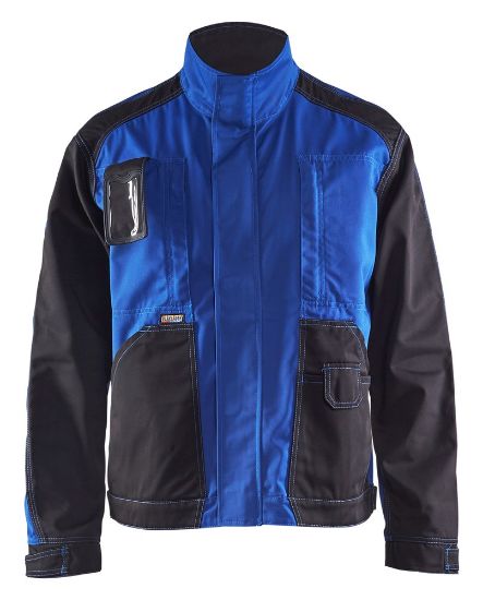 Afbeeldingen van BLÅKLÄDER Profieljack ongevoerd 4063 korenblauw/zwart M