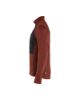 Afbeeldingen van BLÅKLÄDER Sweatshirt met rits 3548 gebrand rood/zwart S