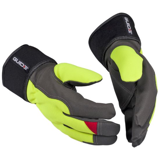 Afbeeldingen van GUIDE Winterhandschoen PU waterafstotend Hi-Vis geel 5148W PP 8