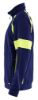Afbeeldingen van BLÅKLÄDER Sweater Visible met rits 3567 marineblauw/High Vis geel XS