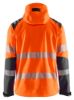Afbeeldingen van BLÅKLÄDER Softshell jack 4491 High Vis oranje/medium grijs M