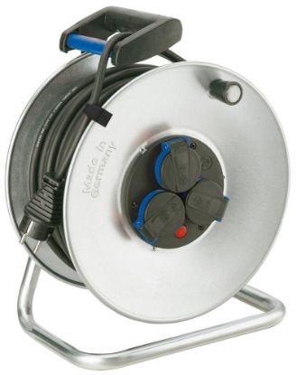 Afbeeldingen van FORUM Kabelhaspel H05RN-F3G1,5 IP44 plaatstaal 25M