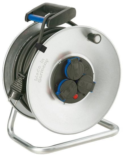 Afbeeldingen van FORUM Kabelhaspel H05RN-F3G1,5 IP44 plaatstaal 50M
