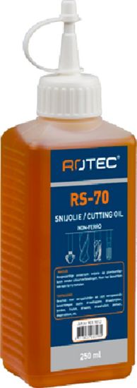 Afbeeldingen van ROTEC Snijolie RS-70 Non-Ferro in flacon 250ML
